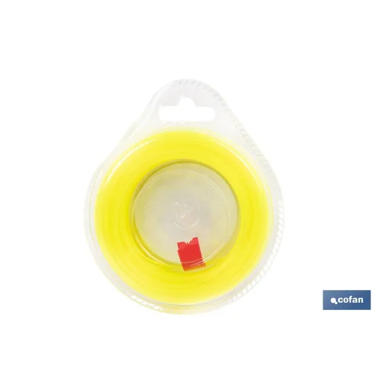 HILO REDONDO DE NYLON PARA DESBROZADORA 20 M X 2 MM