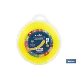HILO CUADRADO DE NYLON PARA DESBROZADORA 67 M X 2,4 MM