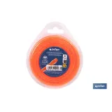 HILO HELICOIDAL DE NYLON PARA DESBROZADORA 25 M X 1,6 MM