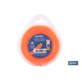 HILO HELICOIDAL DE NYLON PARA DESBROZADORA 20 M X 2 MM
