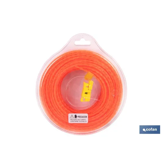 HILO HELICOIDAL DE NYLON PARA DESBROZADORA 54 M X 3 MM