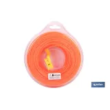 HILO HELICOIDAL DE NYLON PARA DESBROZADORA 40 M X 3,3 MM