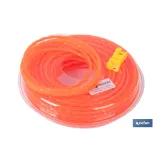 HILO HELICOIDAL DE NYLON PARA DESBROZADORA 25 M X 4 MM