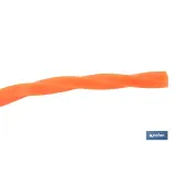 HILO HELICOIDAL DE NYLON PARA DESBROZADORA 25 M X 4 MM