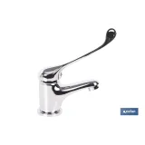 GRIFO DE LAVABO MONOMANDO CON MANETA HIGIENICA