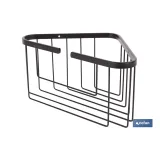 CESTA RINCONERA DE BAÑO DE ACERO INOXIDABLE 304 29 X 18 X 14 CM