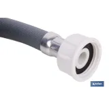 MANGUERA DE ENTRADA DE AGUA CON TUERCAS ABS PARA LAVADORA Y LAVAVAJILLAS 1,5 METROS