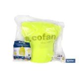GORRA AMARILLA FLUORESCENTE CON PROTECCIÓN DE NUCA