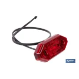 LUZ TRASERA LED CON REFLECTOR 12V/24V ROJA