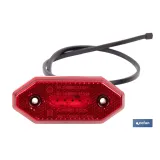 LUZ TRASERA LED CON REFLECTOR 12V/24V ROJA