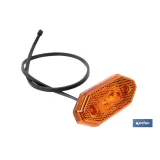 LUZ LATERAL LED CON REFLECTOR 12V/24V NARANJA