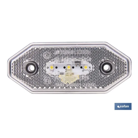 LUZ FRONTAL LED CON REFLECTOR 12V/24V BLANCA