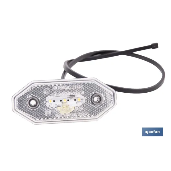 LUZ FRONTAL LED CON REFLECTOR 12V/24V BLANCA