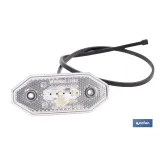 LUZ FRONTAL LED CON REFLECTOR 12V/24V BLANCA