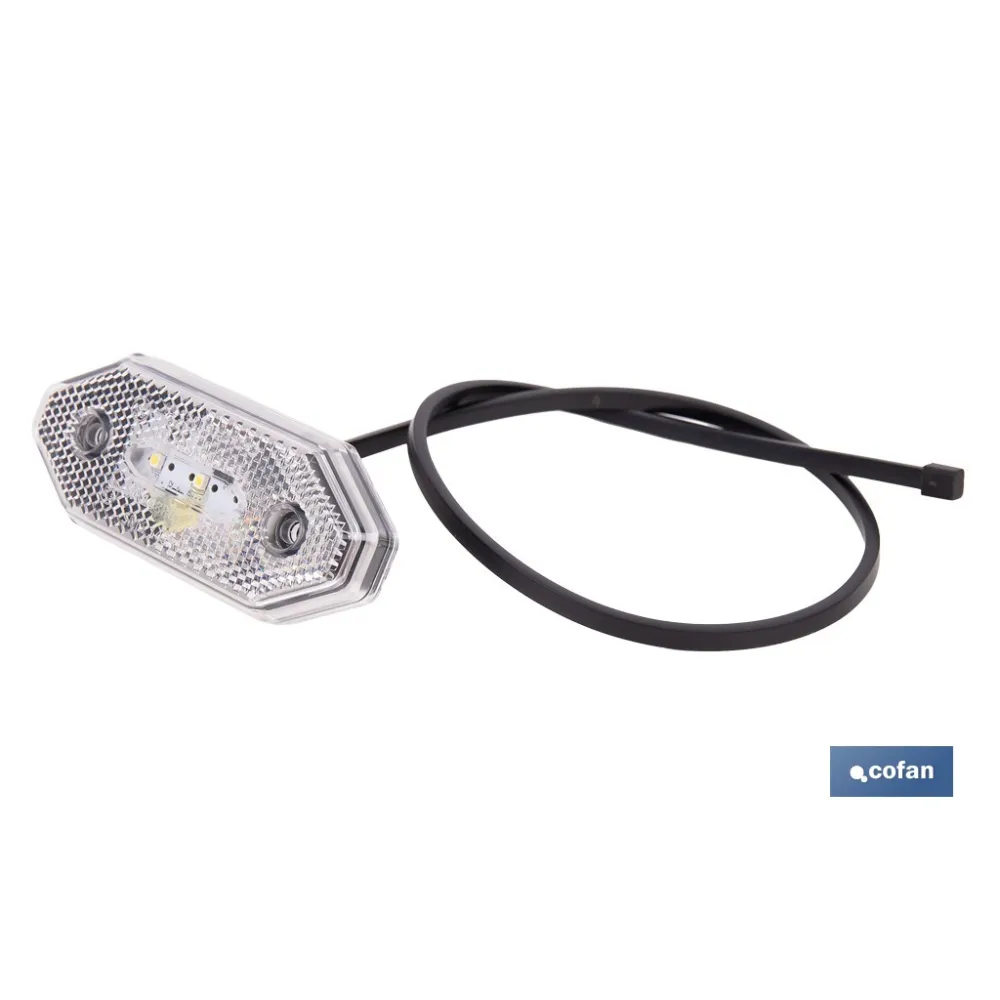 LUZ FRONTAL LED CON REFLECTOR 12V/24V BLANCA