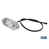 LUZ FRONTAL LED CON REFLECTOR 12V/24V BLANCA