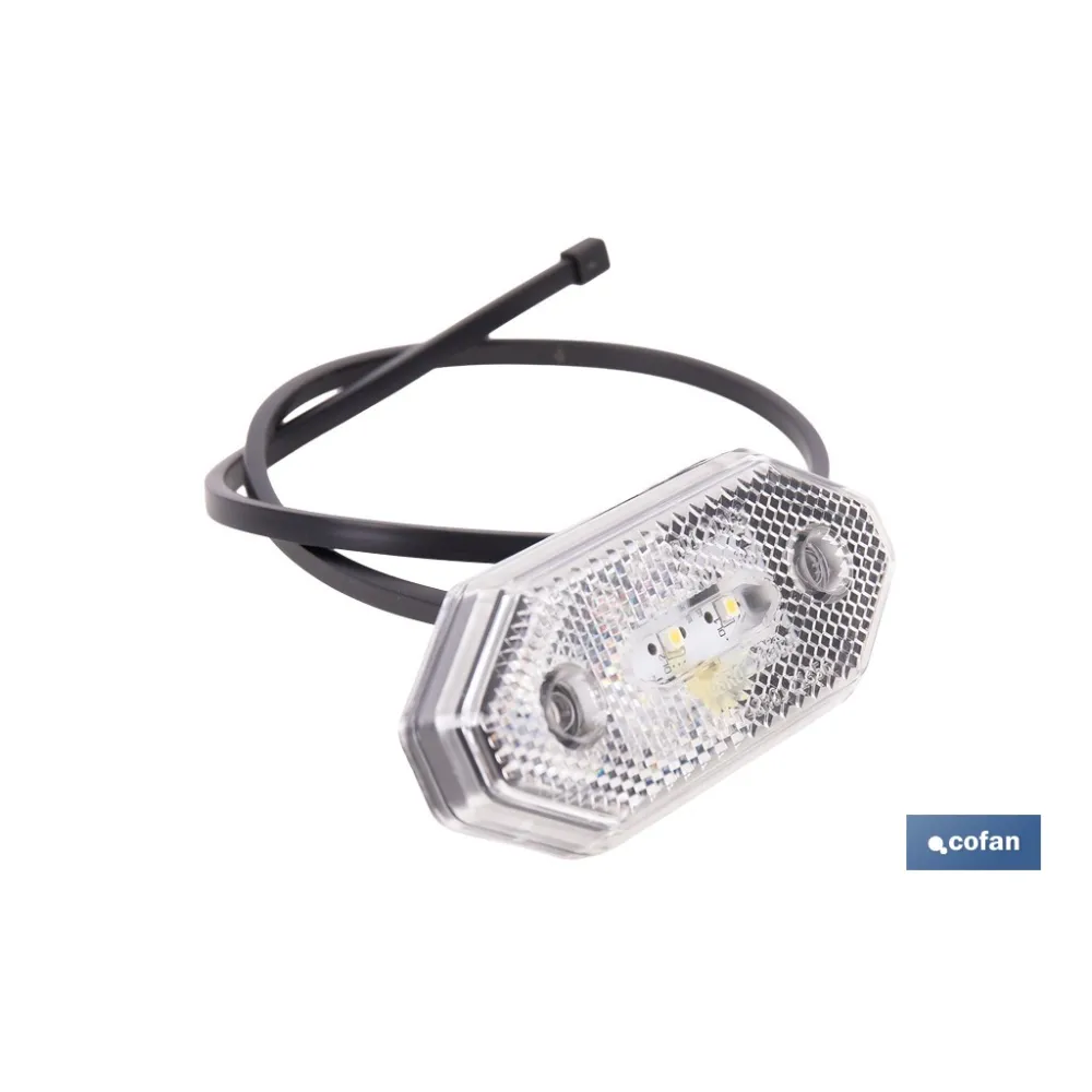 LUZ FRONTAL LED CON REFLECTOR 12V/24V BLANCA