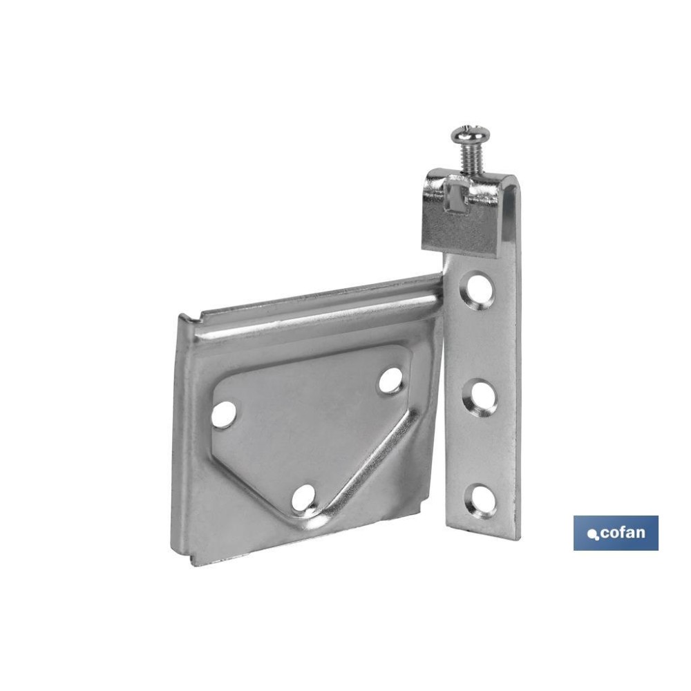 SET COLGADOR DE ARMARIO ZINCADO 53 MM VENTA UNITARIA
