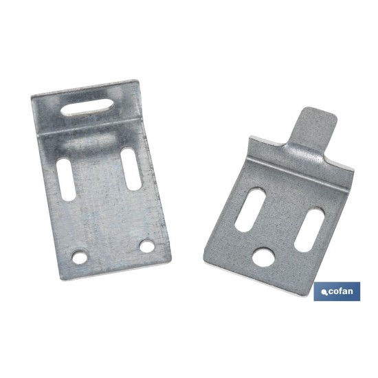 SET COLGADOR ESCUADRA 30 MM