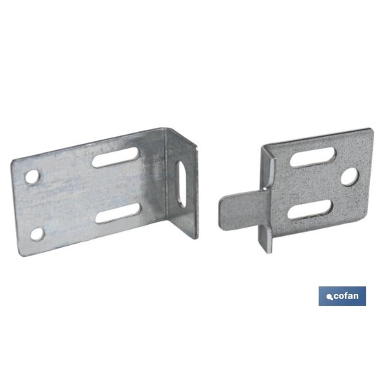 SET COLGADOR ESCUADRA 30 MM