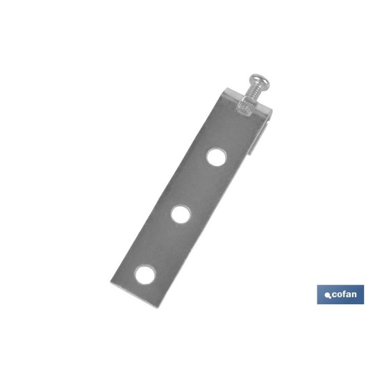 GANCHO COLGADOR ZINCADO CON TORNILLO REGULADOR