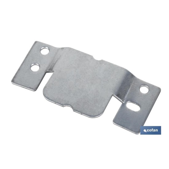 SET 2 UDS CHAPA ANCLAJE ZINCADA 100 X 47 MM VENTA UNITARIA
