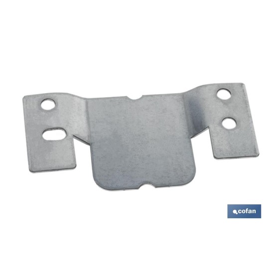 SET 2 UDS CHAPA ANCLAJE ZINCADA 100 X 47 MM VENTA UNITARIA
