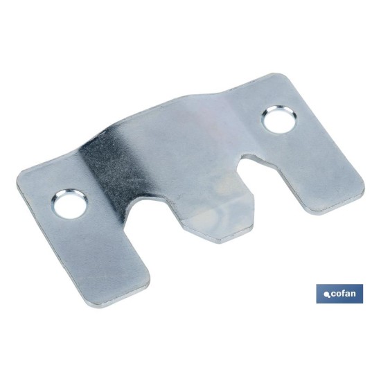CHAPA ANCLAJE ZINCADA 60 X 35 MM