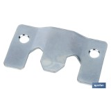 CHAPA ANCLAJE ZINCADA 60 X 35 MM