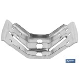 ESCUADRA DE MESA CON REFUERZO 60 MM VENTA UNITARIA