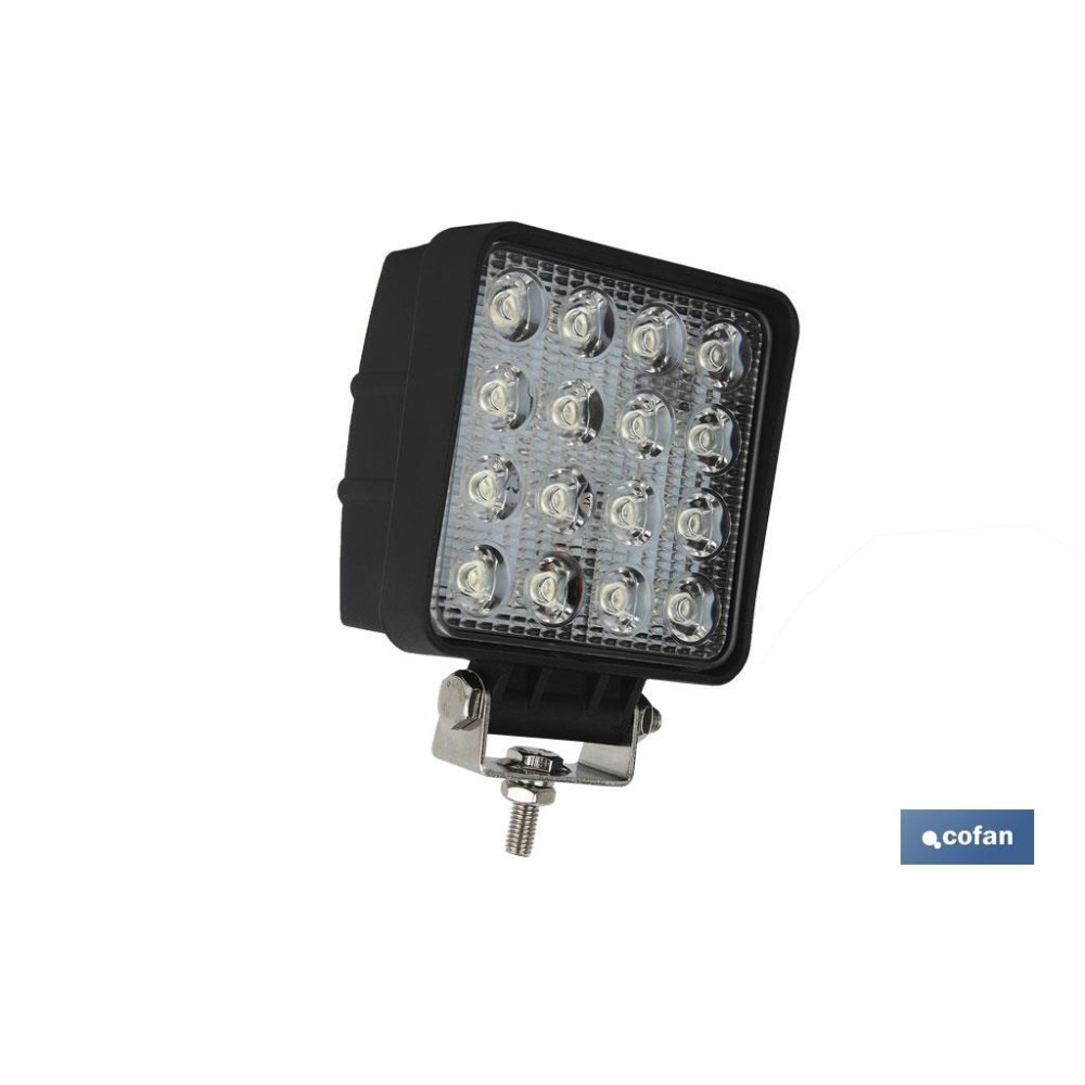 FARO TRABAJO 16 LED 3360Lm 6000K 48W, IP67 (10-30V)