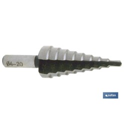BROCA ESCALONADA HSS -TALADRO 4-12 (X 2 MM)