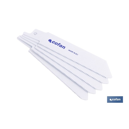 HOJA DE SIERRA DE SABLE (5PCS) BIMETAL 80X18  -  METAL