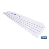 HOJA DE SIERRA DE SABLE (5PCS) BIMETAL 130X10-14  -  METAL