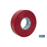 CINTA AISLANTE 180 Micras ROJA 19mmX20 Metros venta unitaria