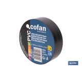 CINTA AISLANTE 180 MICRAS NEGRA 25 MM X 25 M