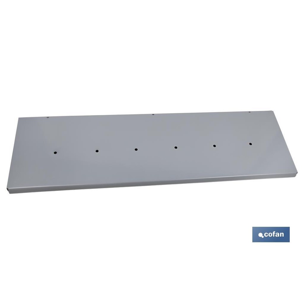 CONJUNTO BANDEJA BLANCA 1000X300MM CON 6 ORIFICIOS DE 9 MM