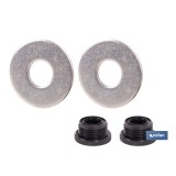 KIT DE ARANDELAS Y ADAPTADORES DE ROSCAS PARA BANDEJA DE GRIFERIA 21001157