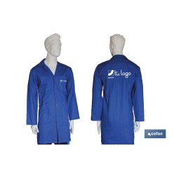 BATA AZUL OSCURA LIMEUR 100% ALGODÓN T-XL