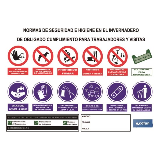CARTEL MULTISEÑAL 70 X 100 MM