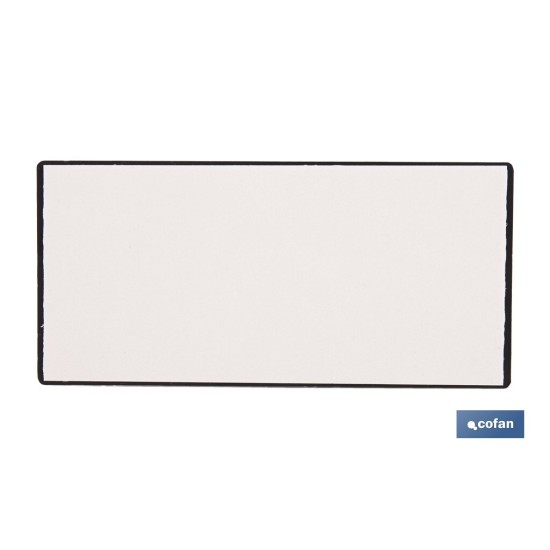 CATADIÓPTRICO RECTANGULAR ÁMBAR 106 X 50 MM ADHESIVO