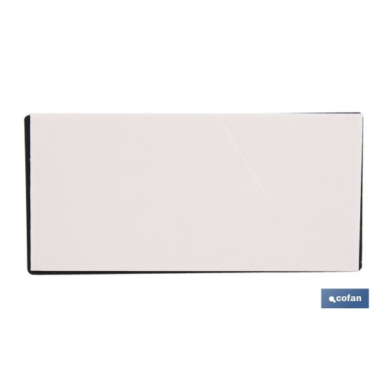 CATADIÓPTRICO RECTANGULAR ROJO 106 X 50 MM ADHESIVO