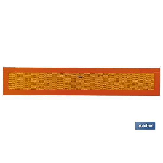 PLACA V-6 VEHICULOS LARGOS 1130X200MM.