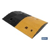 REDUCTOR VELOCIDAD AMAR/NEGRO 500x350x50 mm