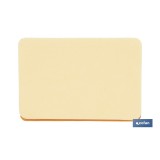 CATADIÓPTRICO RECTANGULAR ÁMBAR 56 X 39 MM CON ADHESIVO