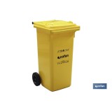 CONTENEDOR 2 RUEDAS 120 LITROS COLOR VERDE