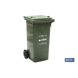 CONTENEDOR 2 RUEDAS 120 LITROS COLOR AMARILLO