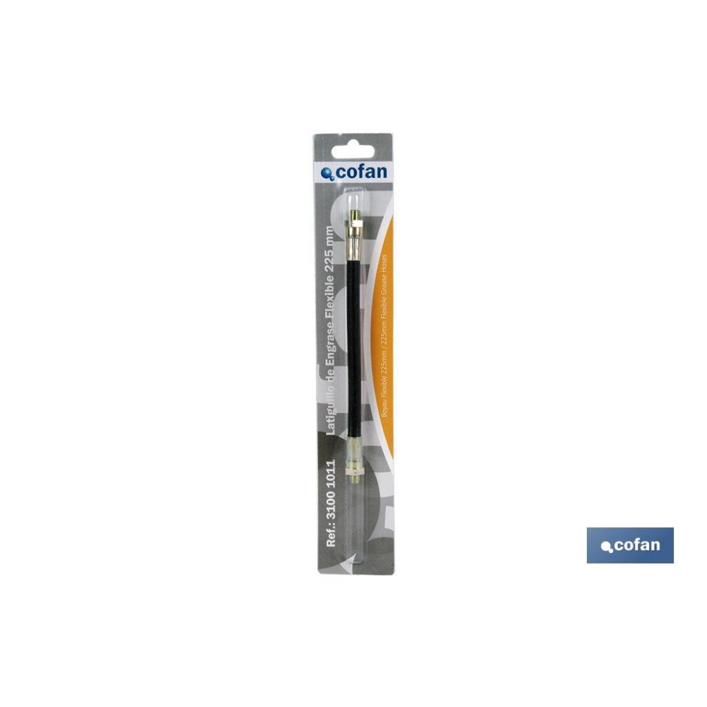 LATIGUILLO FLEXIBLE DE ENGRASE 225 MM