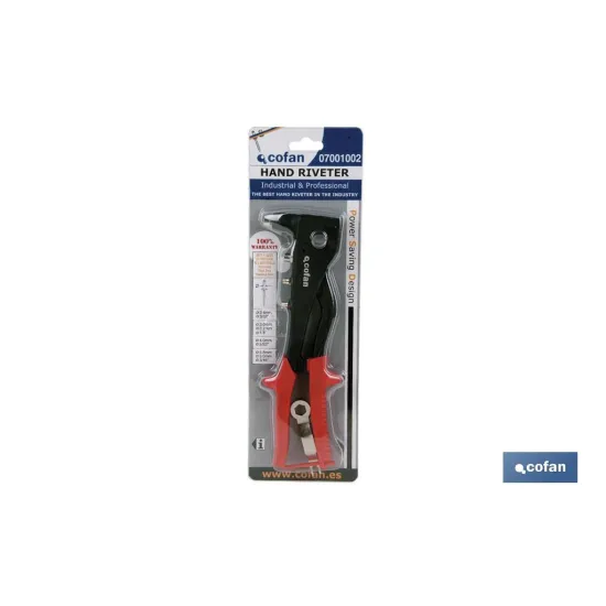 REMACHADORA PROFESIONAL 2,4 - 4,8/5,0mm (PACK: 1 UDS) - Almacén de Ferretería Acor