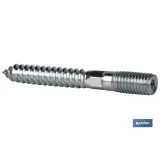 ESPARRAGO DOBLE ROSCA CINCADO HUELLA TORX M6X60